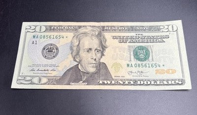 2013 * $20 Star FRN Federal Reserve Note VF Bill #654