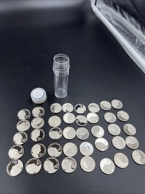 2011 S 5c Proof Jefferson Nickel 40 Coin Roll Choice Proof