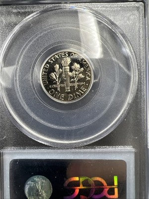 1977 S 10c Roosevelt Copper Nickel Dime Coin PCGS PR69 DCAM #863