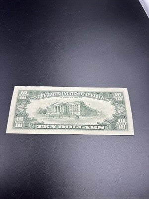 1995 $10 FRN Federal Reserve Note VF Very Fine Circ #655