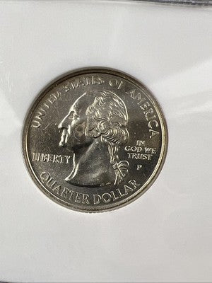 2001 P Vermont Statehood Quarter NGC MS65 W #012
