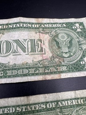 Wide and Narrow Variety 1935 D $1 Dollar Silver Certificate Set Very circ #57