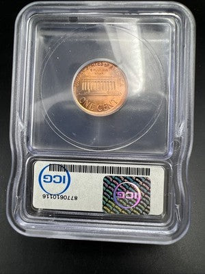 2001 Broadstruck Error Lincoln 1c BU ICG Certified Sin City Hoard