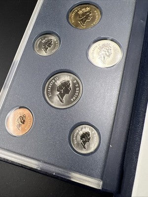1996 Canada Specimen 6 Coin Gem Uncirculated Set w/ used Box COA