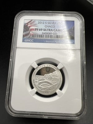 2012 S ATB Chaco Culture Silver Quarter Coin NGC PF69 UCAM #021