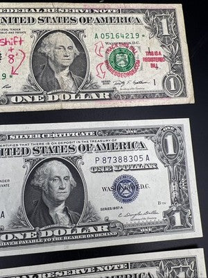 Dollar Bill Collector's Set 2003 Repeater + 1957 1963 1988 2009 * $1 Notes Circ