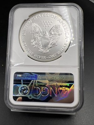 2021 P Emergency Production 1 Oz American Silver Eagle Moy Signature NGC MS70 #2