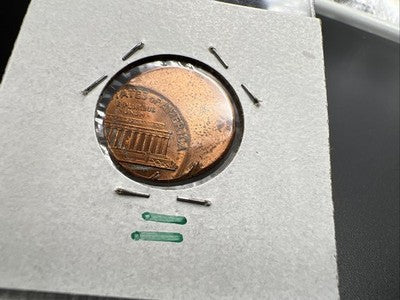 1989 1c Lincoln Memorial Cent Penny 50% Off Center BU UNC sk#3A