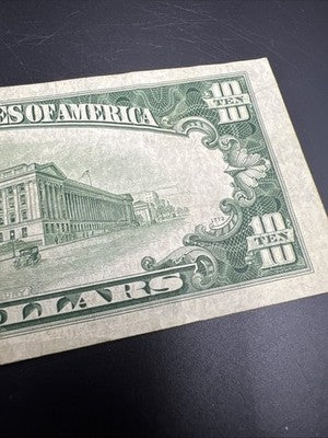 1950 C $10 FRN Ten Dollar Federal Reserve Note New York District Fine Circ #74