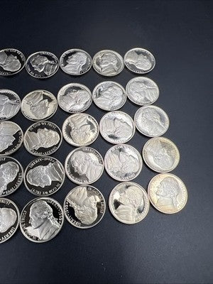1992 S 5c Proof Jefferson Nickel 40 Coin Roll Choice Proof