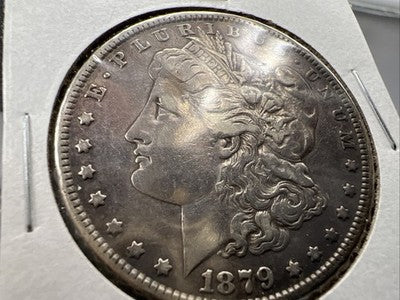 1879 P $1 Morgan Silver Dollar Coin VF Very Fine Circ SK#a