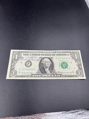 Mel Brooks Autographed 1969 $1 FRN Federal Reserve Note VF / XF Circ
