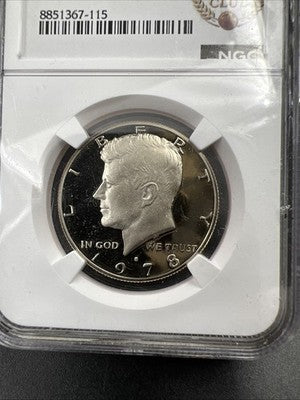 1978 S 50c Kennedy Proof 50c Copper Nickel Half Dollar NGC 33 Club PF69 UCAM #15