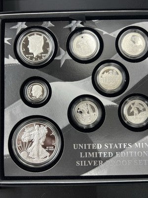 2016 Limited Edition US Silver Proof Set Complete w/ Box COA SK#e