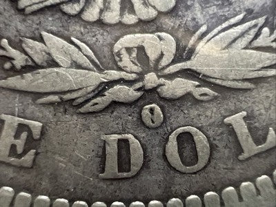 1882 O / S Morgan Silver Dollar Coin CH VF Very Fine Circ