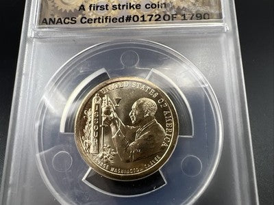 2024 P $1 George Washington Carver Innovation Dollar Coin ANACS MS67 #72