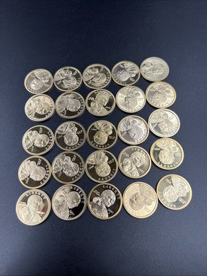 2002 S 25 Coin Proof Sacagawea Dollar Coin Roll