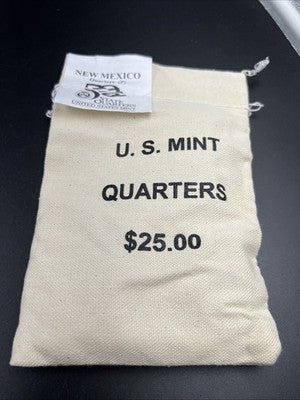 U.S. Mint Bag of 100 2008 P 25c New Mexico State Statehood Quarters BU UNC
