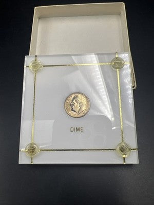 1996 W West Point Roosevelt Copper Nickel Dime Coin GEM BU in Capital Plastics