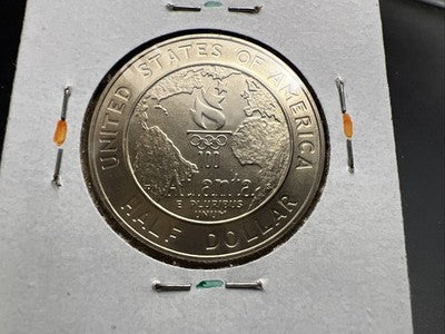 1995 S 50c Basketball Atlanta Olympics Commemorative Half Dollar Coin Gem BU S#1