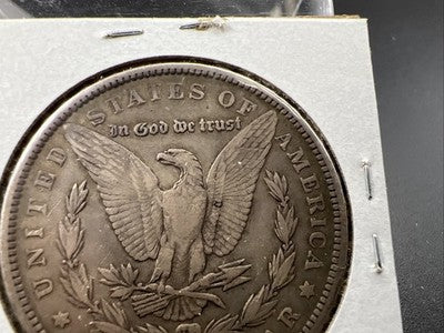 1891 P $1 Morgan Silver Dollar Coin VF Very Fine Circ SK#a