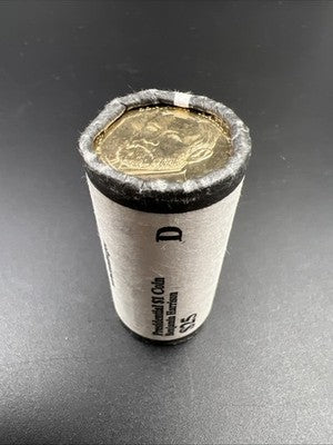 2012 D Benjamin Harrison Presidential Dollar US Mint BU Roll 25 Coins Unc