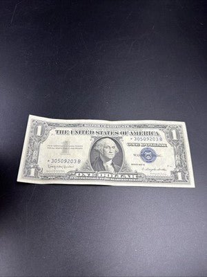 1957 * Star $1 One Dollar Silver Certificate Very Fine VF #203