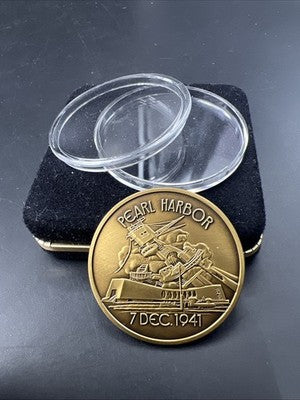 USS Arizona Museum Association Medal Pearl Harbor  BB-39 Commem UNC in box