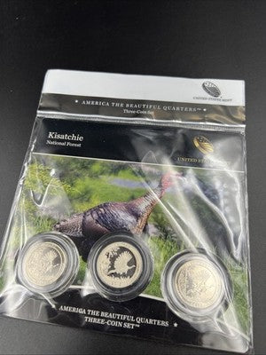 2015 Kisatchie Forrest 3 Coin P D S US Mint ATB Set