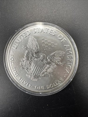 2019 1 Oz American Silver Eagle Coin Colorized Enhanced Gem UNC SK#a