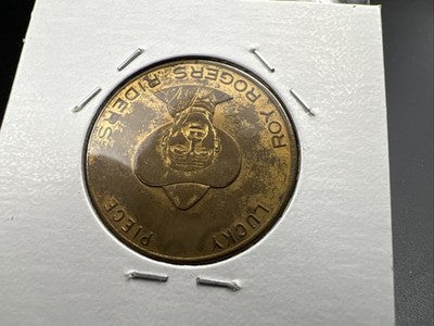 Roy Rogers Riders Lucky Piece Horse Trigger Good Luck Forever Token XF / AU