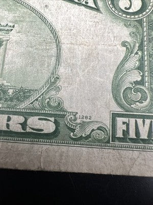 1934 $5 Five Dollafr FRN Federal Reserve Note VG Very Good Circ #31