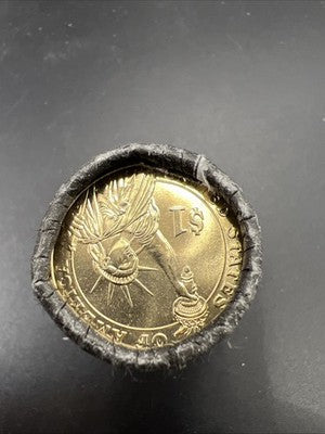 2013 D Woodrow Wilson Presidential Dollar US Mint BU Roll 25 Coins