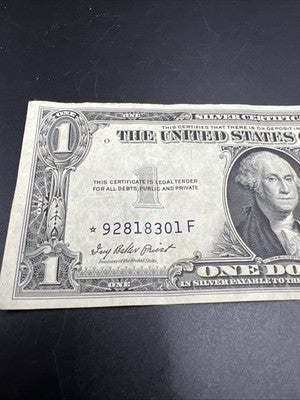 1935 F $1* Star One Dollar Silver Certificate Fine Circulated #301