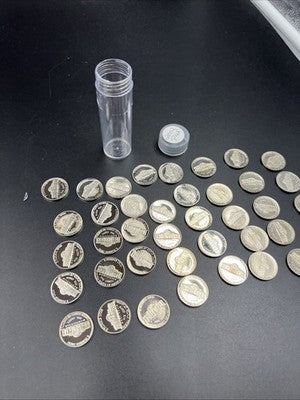 2002 S 5c Proof Jefferson Nickel 40 Coin Roll Choice Proof