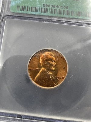1940 S Lincoln Wheat Cent Penny Coin ICG MS67 RD #106