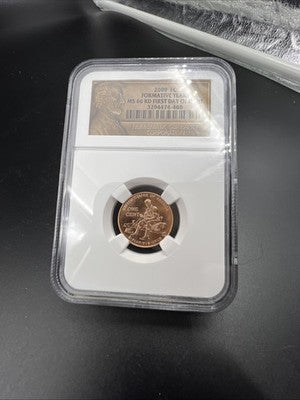 2009 1c Lincoln Formative Years Commemorative Cent Coin MS66 NGC #488