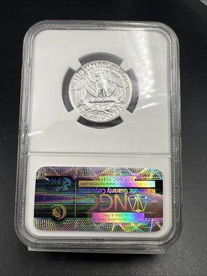 1957 25c Washington Silver Quarter Proof Coin NGC PF67 #058