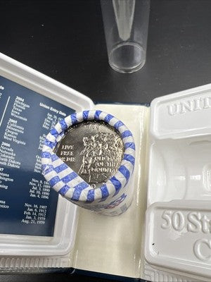 US Mint Certified 2000 D New Hampshire State Statehood Quarter Roll BU UNC