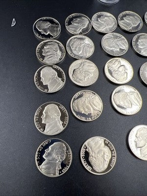 2002 S 5c Proof Jefferson Nickel 40 Coin Roll Choice Proof