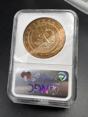 1968 Illinois Sesquicentennial Bronze Medal NGC CH BU MS64