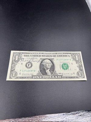 Mel Brooks Autographed 1969 $1 FRN Federal Reserve Note VF / XF Circ