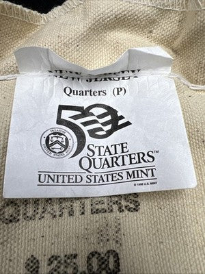 U.S. Mint Bag of 100 1999 P 25c New Jersey State Statehood Quarters BU UNC