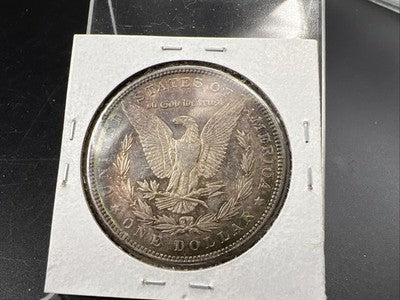 1879 P $1 Morgan Silver Dollar Coin CH AU About UNC Neat Toning Toner