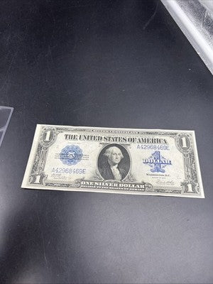 1923 $1 One Dollar Blue Seal Silver Certificate Choice VF Very Fine FR-237 #469