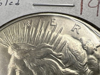 1934 D $1 Peace Silver Dollar Coin VAM 3 Top 50 Variety AU About UNC