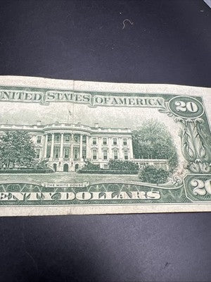 1950 D $20 FRN Federal Res Note Green Seal VG Very Good 666 Devil Serial #