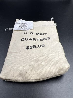 U.S. Mint Bag of 100 2008 P 25c Arizona State Statehood Quarters BU UNC