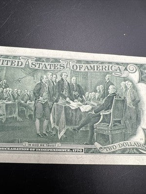 1976 $2 Two Dollar Bicentennial FRN Federal Reserve Note UNC #78