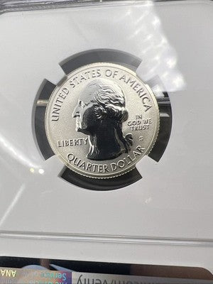 2018 S ATB Voyaguers Reverse Proof Silver Quarter NGC Everhart PF70 25c